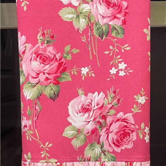 Shabby Chic Roses Decorative Tea Towel Pot Holder Set - Picture 3 of 9